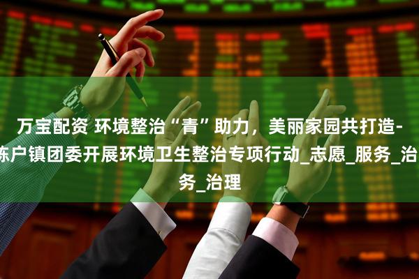 万宝配资 环境整治“青”助力，美丽家园共打造--陈户镇团委开展环境卫生整治专项行动_志愿_服务_治理